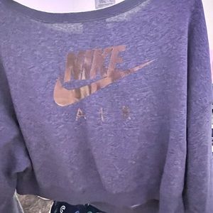 Nike cropped sweatshirt